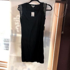 Black knee length dress